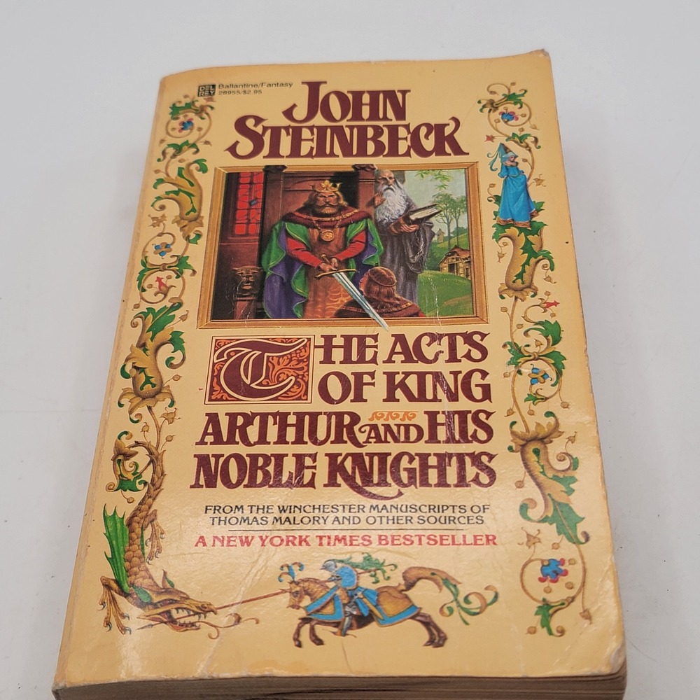 John Steinbeck The Acts of King Arthur and His Noble Knights Paperback 1980 Good
